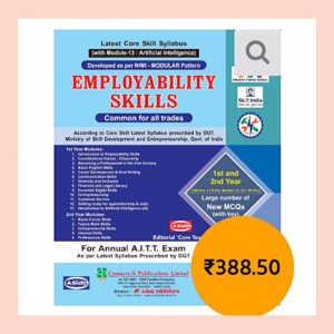 ITI Employability Skills 1st & 2nd Year Books complete NCVT syllabus