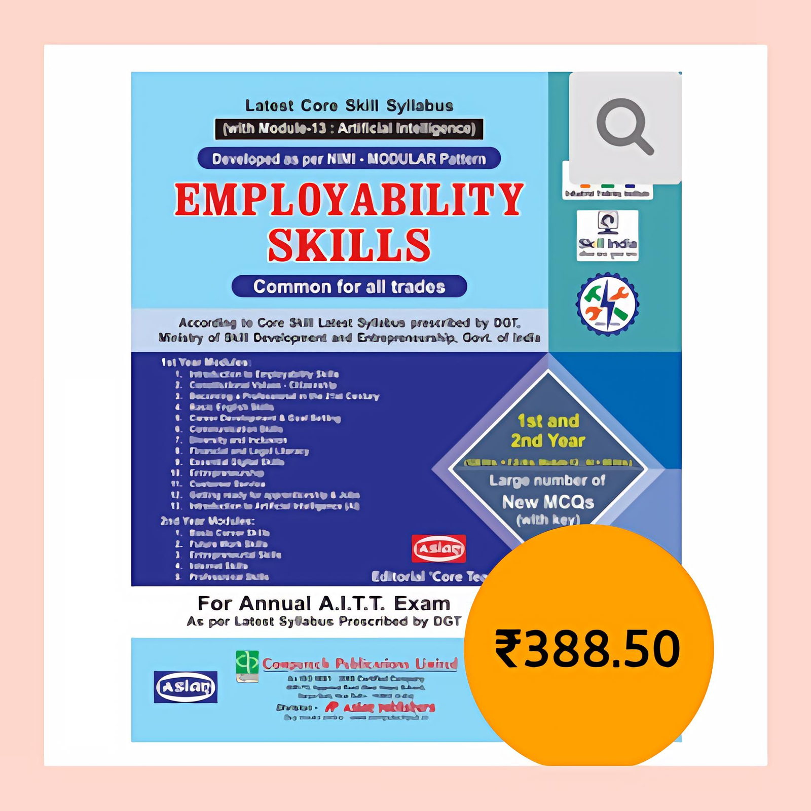 ITI Employability Skills 1st & 2nd Year Books complete NCVT syllabus